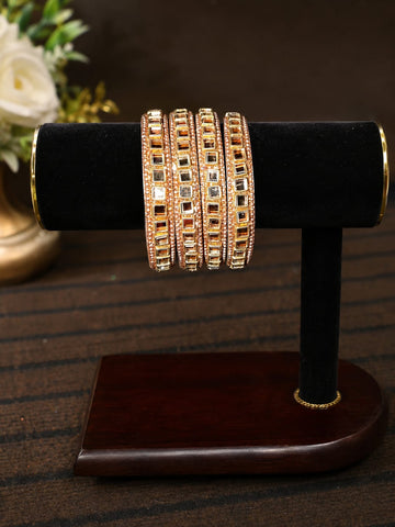Regal Red & Gold Bridal Bangles